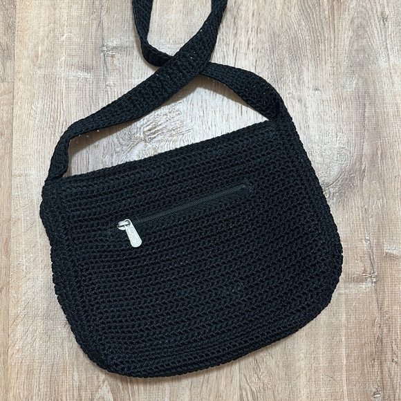 THE SAK | Black Crochet Crossbody - Picture 2 of 5